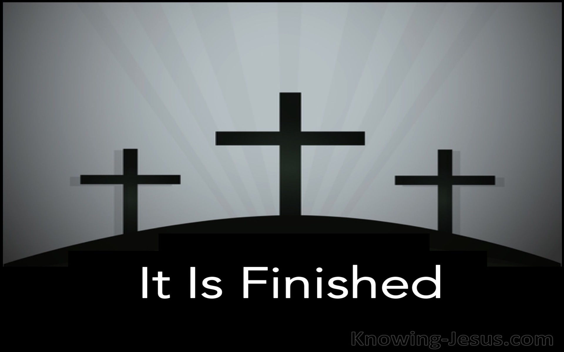 John 19:30 It Is Finished:Telestai (black)